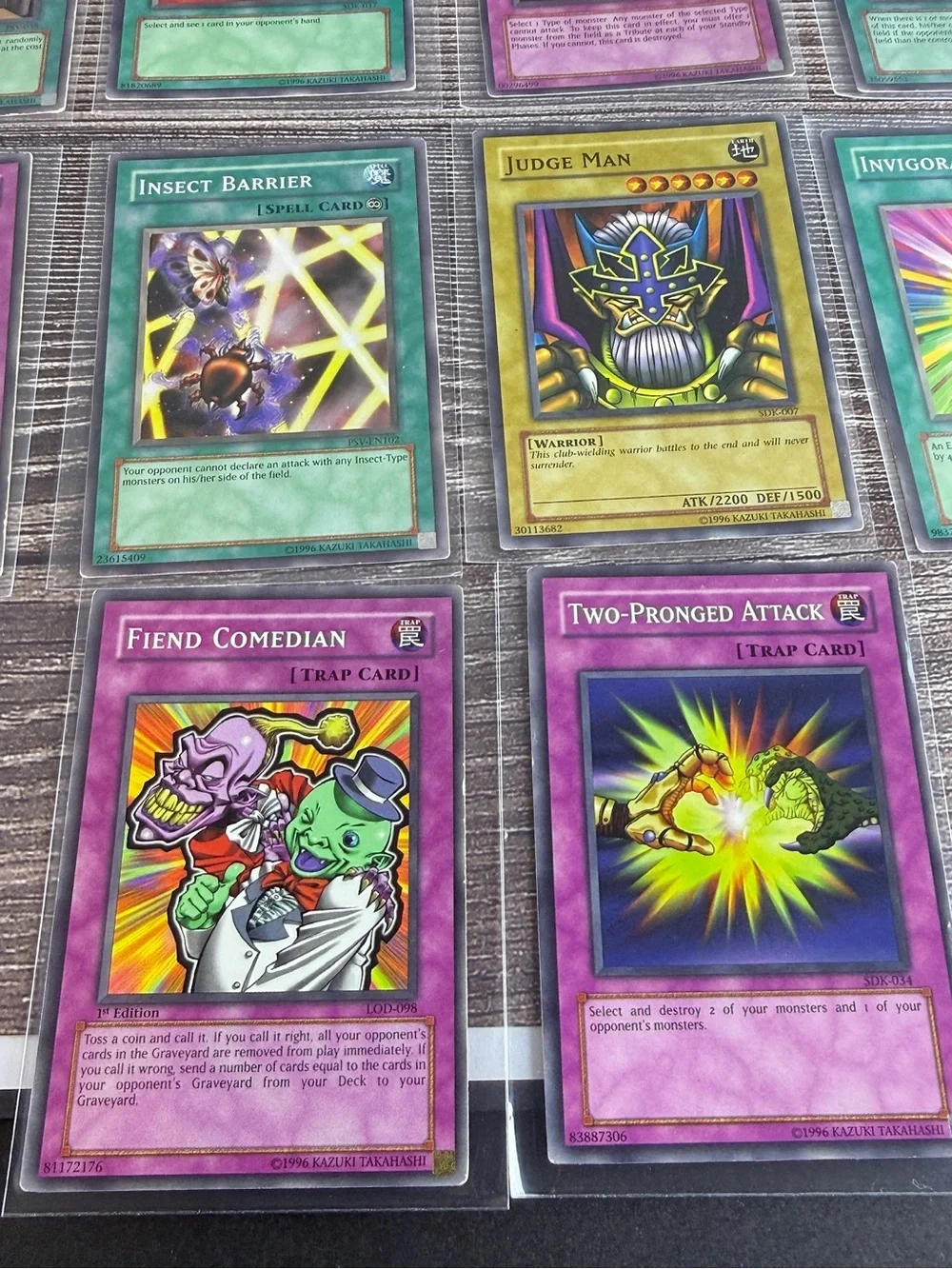 Vintage YuGiOh Lot of 20 Cards – Monsters/Spells/Traps Early Era LP